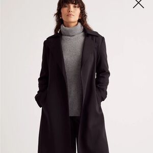 Quince Black Women's Coat